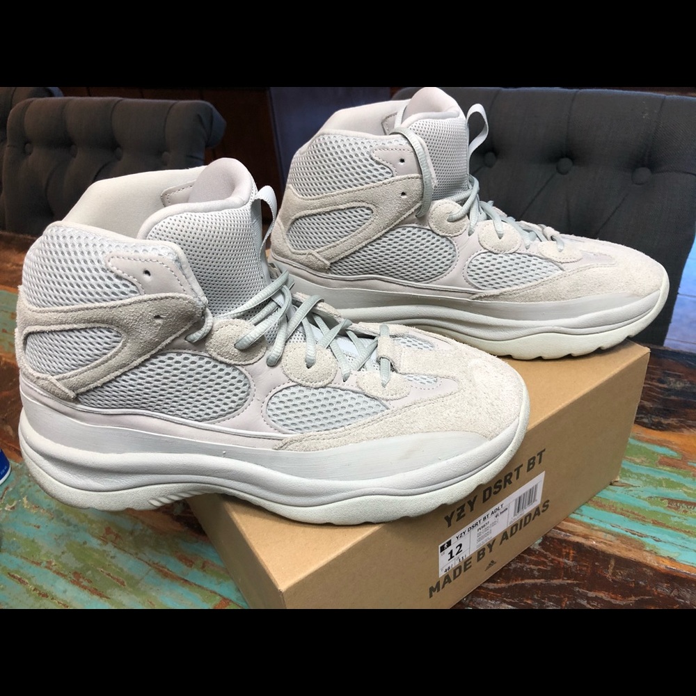 Adidas Yeezy-Authentic Silver Boot